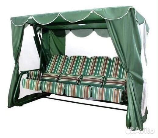 Садовые качели четырехместные 