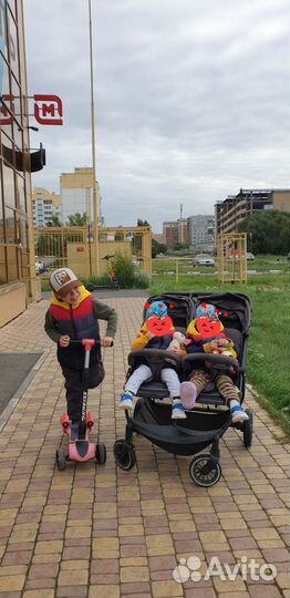Коляска прогулочная для двойни