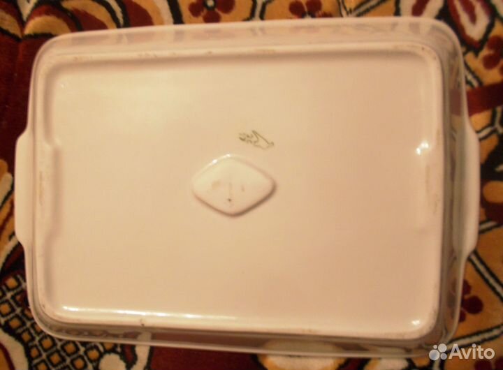 Поднос сервировочный СССР фарфор Дулево