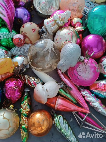 Елочные игрушки СССР