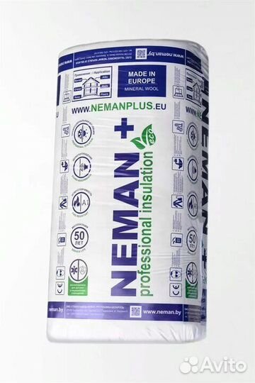 Неман+ М-11 (15м2) 1200х6250х50мм