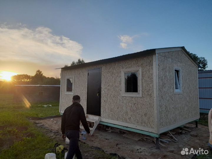 Бытовка и хозблок универсальные под ключ