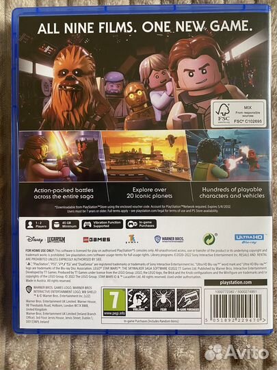 Lego star wars the skywalker saga ps5