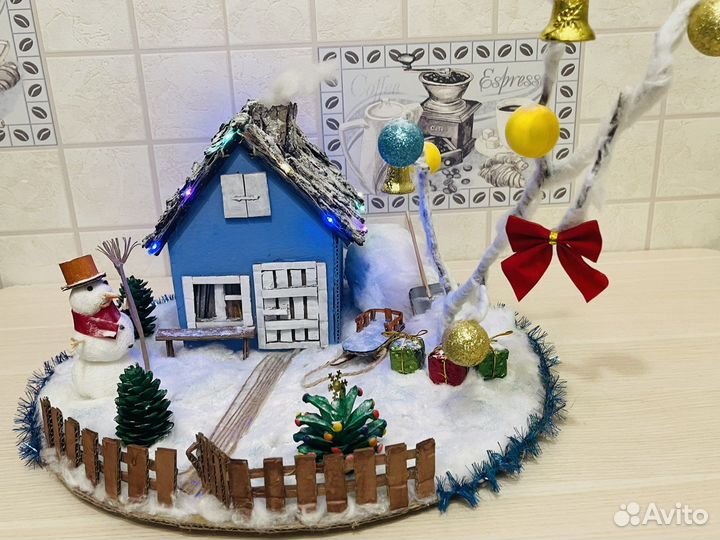 Зимняя поделка в садик