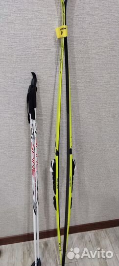 Лыжи беговые fisher детские 170 с насечками