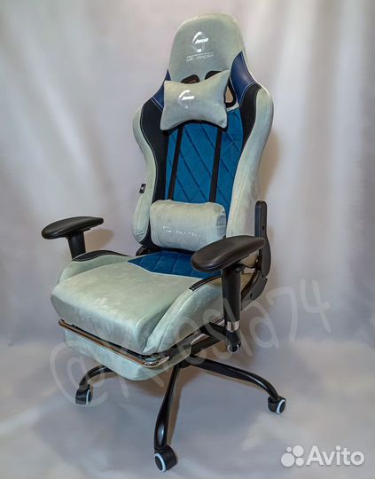 Новое игровое компьютерное кресло. Ткань