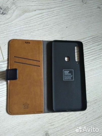 Чехол-книжка 3шт. и 1бампер на Samsung A 9 2018