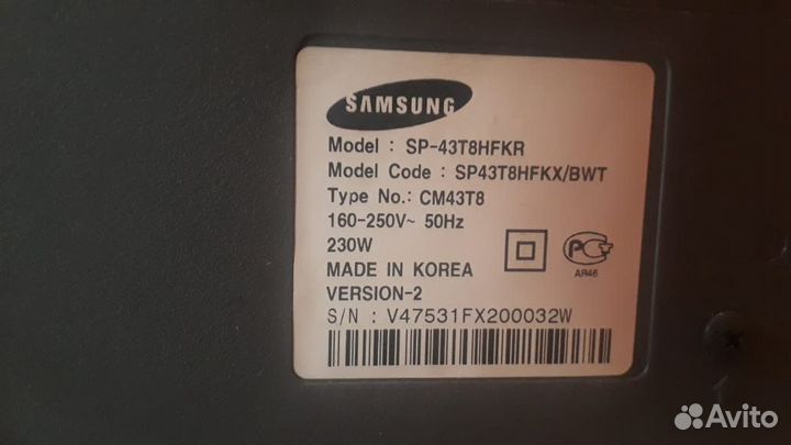 Телевизор Самсунг 43
