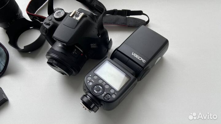 Зеркальный фотоаппарат canon eos 2000d