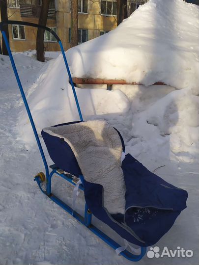 Детские санки с колесами