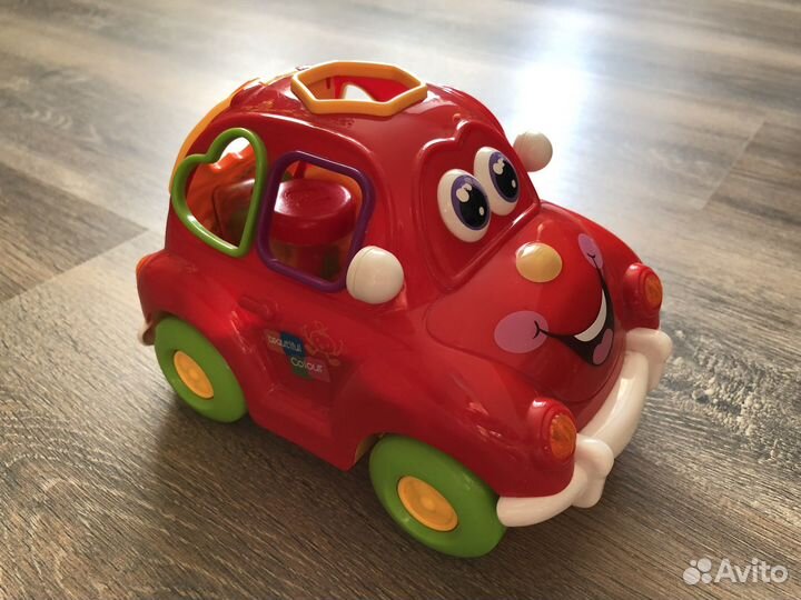 Машинка сортер, 5 фигур в комплекте