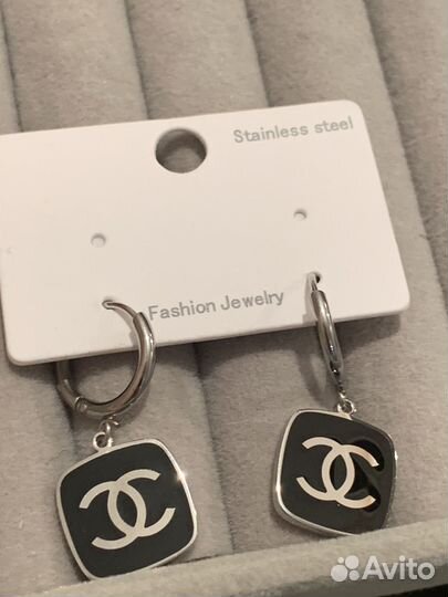 Серьги Chanel