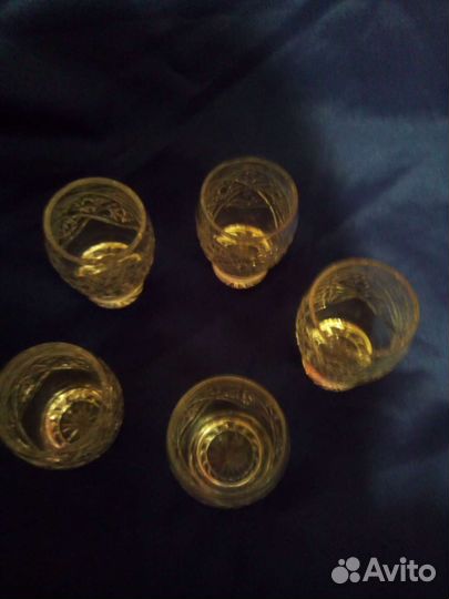 Рюмки стаканы хрусталь чехословакия