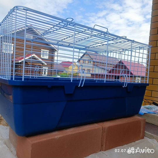 Большая клетка для декоративного кролика