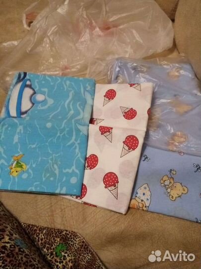 Простыни детские новые Бязь