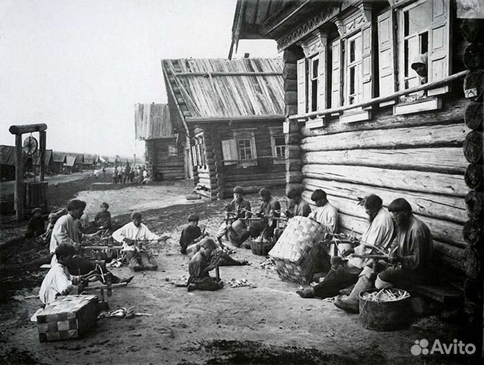 Короба старинные из дранки