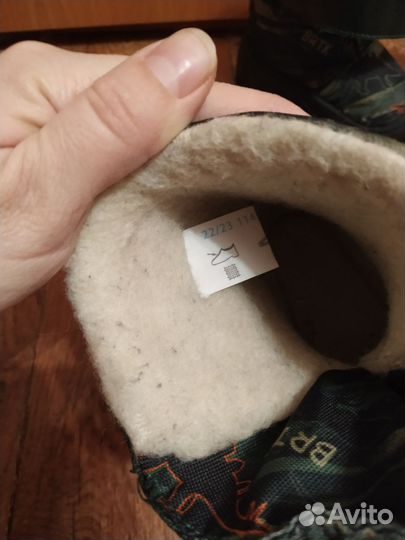 Сапоги зимние для мальчика 22-23