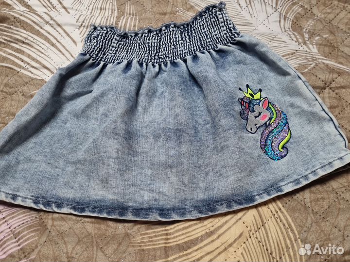 Джинсовая юбка