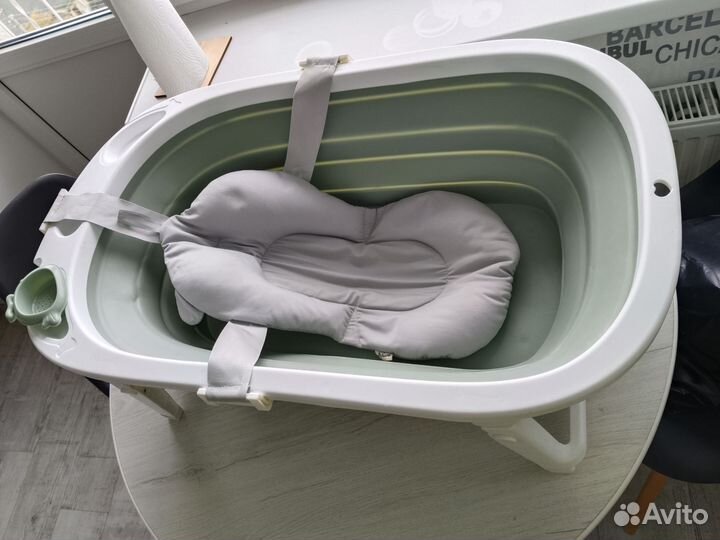 Детская ванночка складная с гамаком