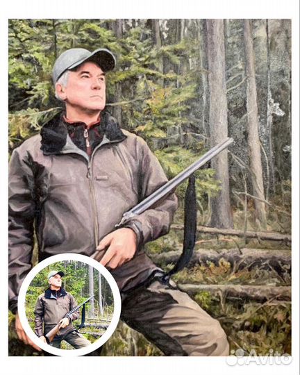 Портрет маслом. Заказать портрет по фото