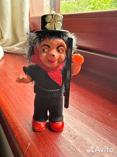 Кукла ГДР фрг ежик, еж трубочист