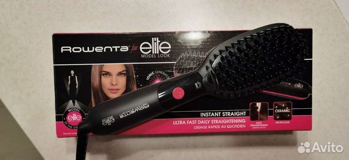 Новая расчёска выпрямитель для волос Rowenta