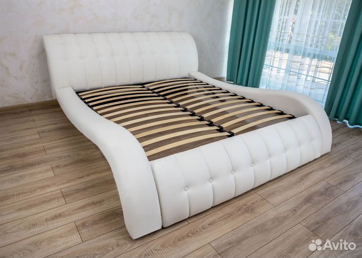 Кровать 180х200 белая Мадрид