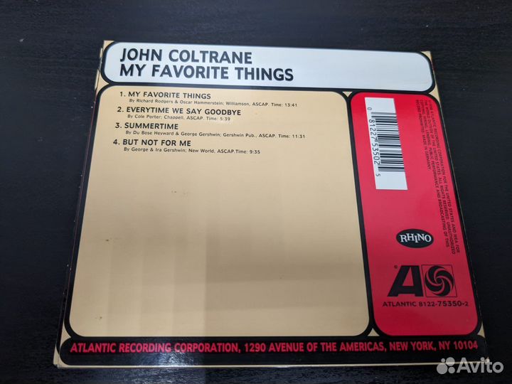 John Coltrane My favourite things 1960 Germany CD