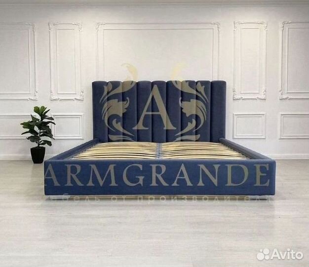 Кровать с мягким изголовьем в рассрочку