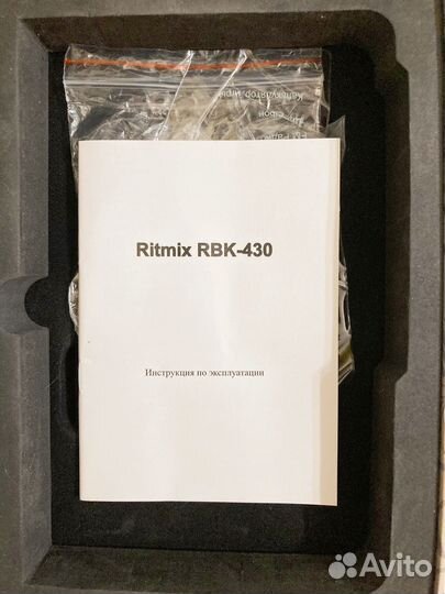 Электронная книга ritmix rbk 430