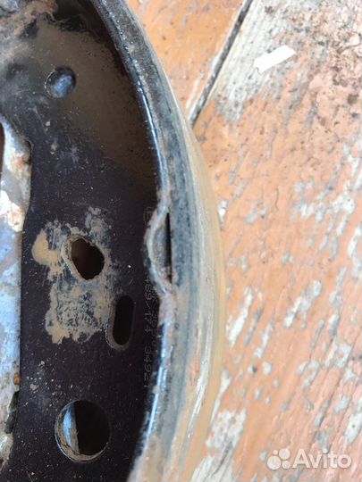 Механизм задних колодок левый Fiat Doblo