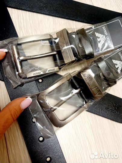 Мужской ремень Giorgio armani.нат.кожа.новый