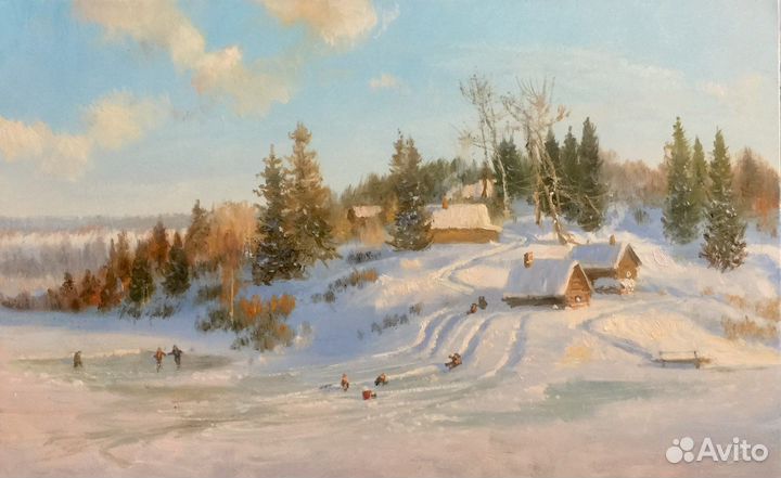 Картина 25/40 см маслом на холсте