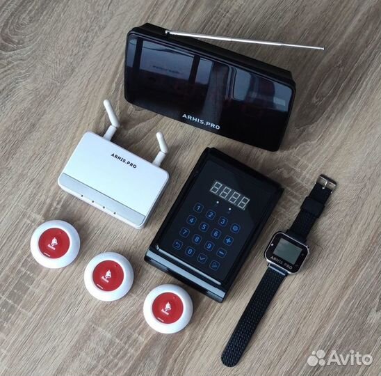 Кнопка Премиум вызов персонала, часы, табло и др