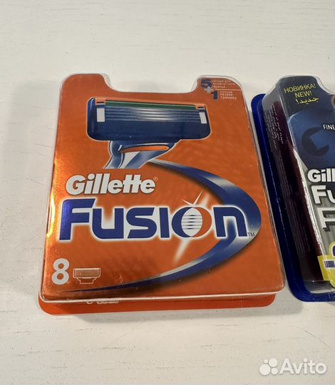 Лезвия gillette fusion 8 шт новые