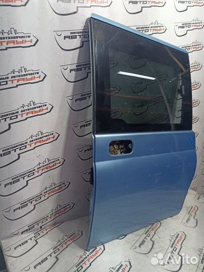 Дверь honda mobilio GB1 GB2 67550SCC910ZZ задняя левая сдвижная голубой, B505M KA9529