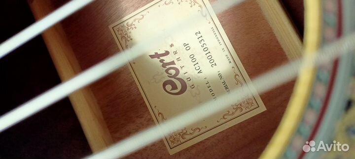 Cort ac100 - Индонезийская Полноразмерная гитара