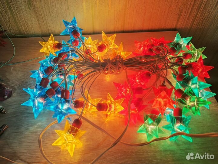 Гирлянда СССР Кристалл 40 ламп