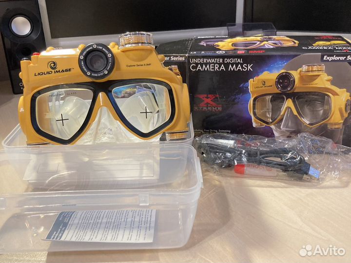 Маска для подводного плавания с камерой