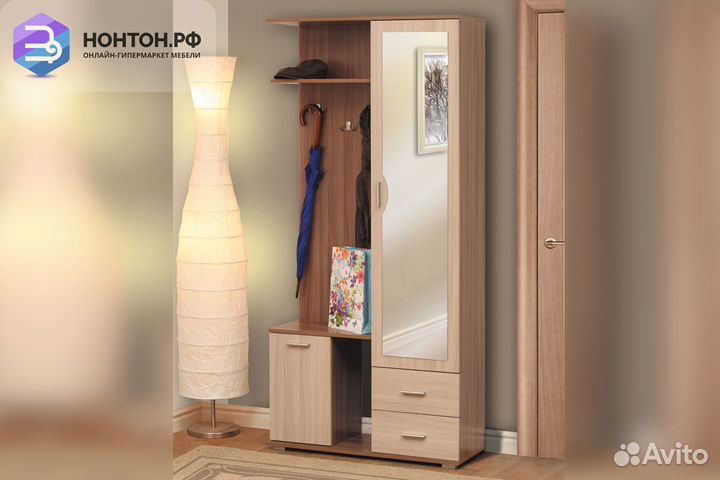 Прихожая Кармен-1 ясень шимо темный / ясень шимо с