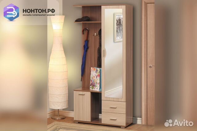 Прихожая Кармен-1 ясень шимо темный / ясень шимо с