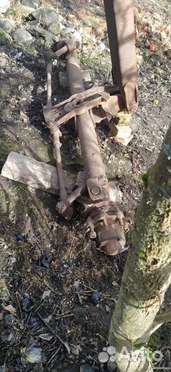 Передняя ось для тракторного прицепа