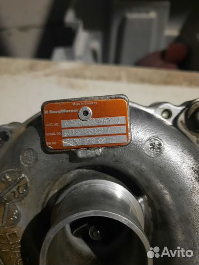 Турбина на renault megane 2 1.5 дизель