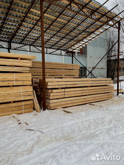 Брус обрезной 100х100х6000мм с доставкой