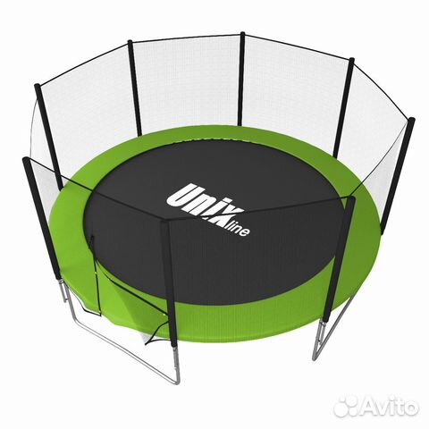 Батут unix line Simple 10 ft Green (outside)