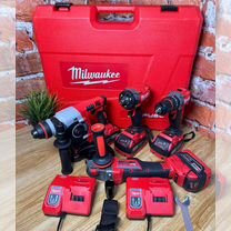 Набор аккумуляторного инструмента Milwaukee 4в1