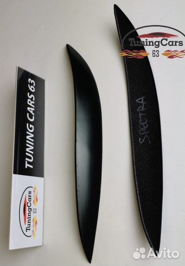 Реснички на фары KIA Spectra F 1