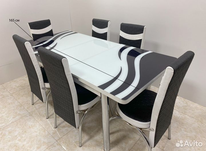 Комплект Стол и стулья 6 шт