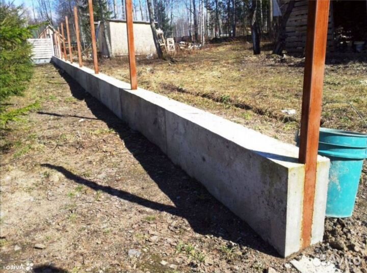 Опалубка для фундамента и монолитных заборов