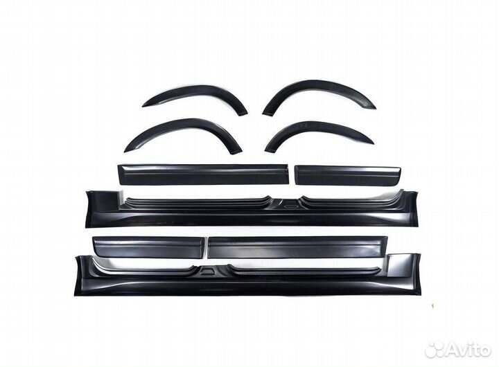 Накладки на двери, пороги и арки ваз 2109, 21099